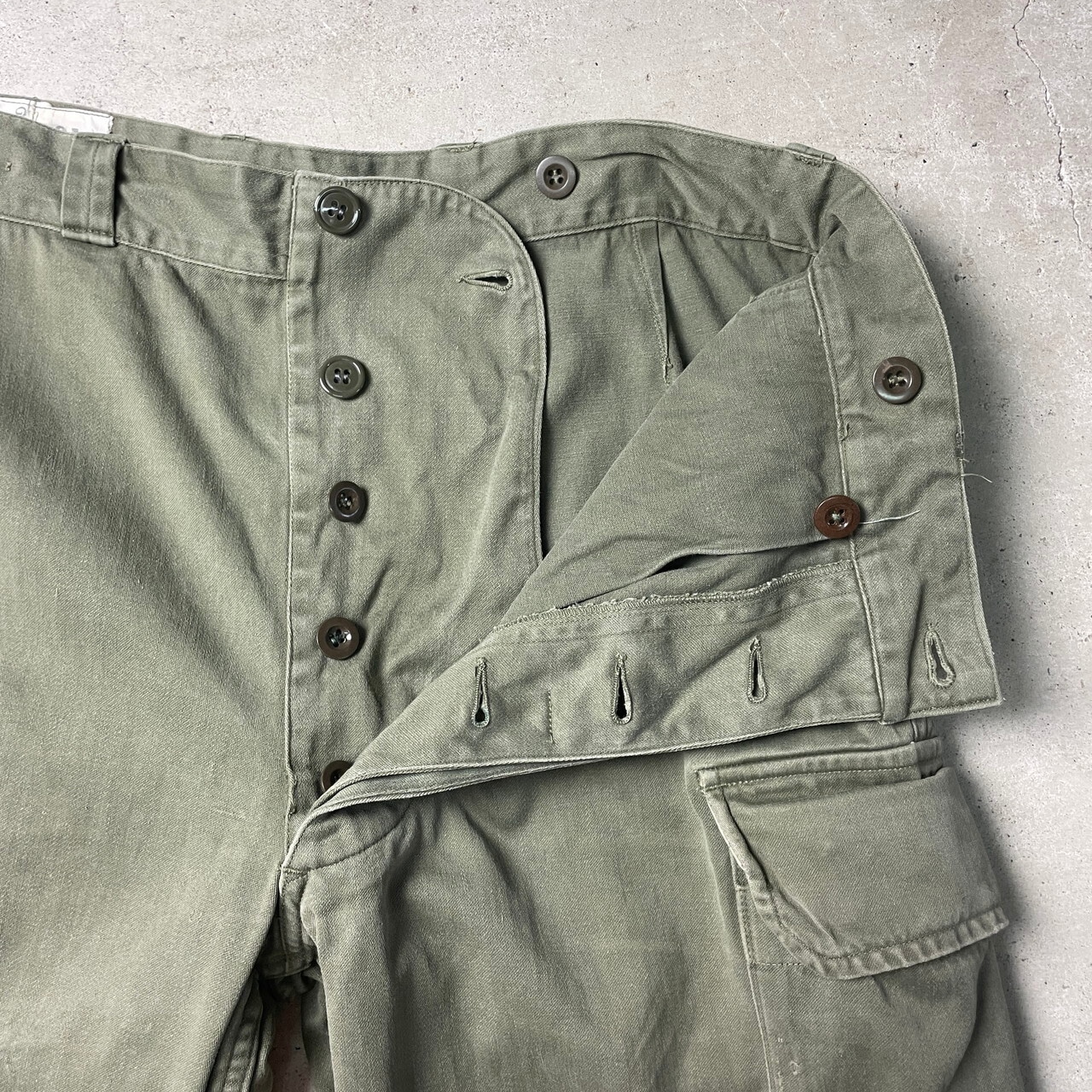 60年代 フランス軍 M-64 カーゴパンツ ミリタリーパンツ メンズW36相当 