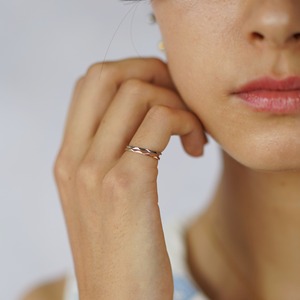 7号 多面カット 極細 リング 華奢 ファセットカット サージカルステンレス