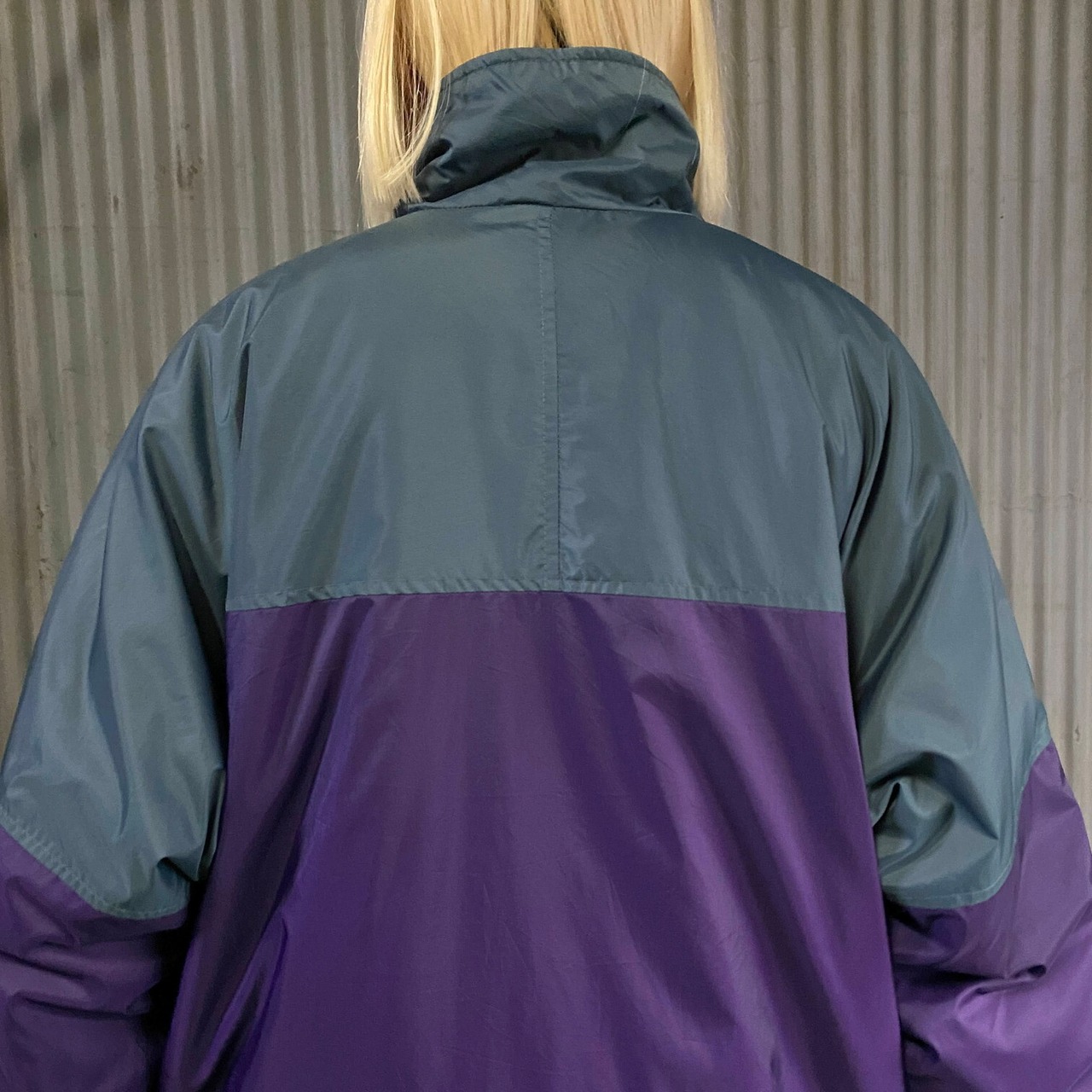 90年代 Columbia コロンビア リバーシブル 中綿 ナイロンジャケット 