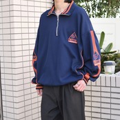 custom draw cord half zip pullover
