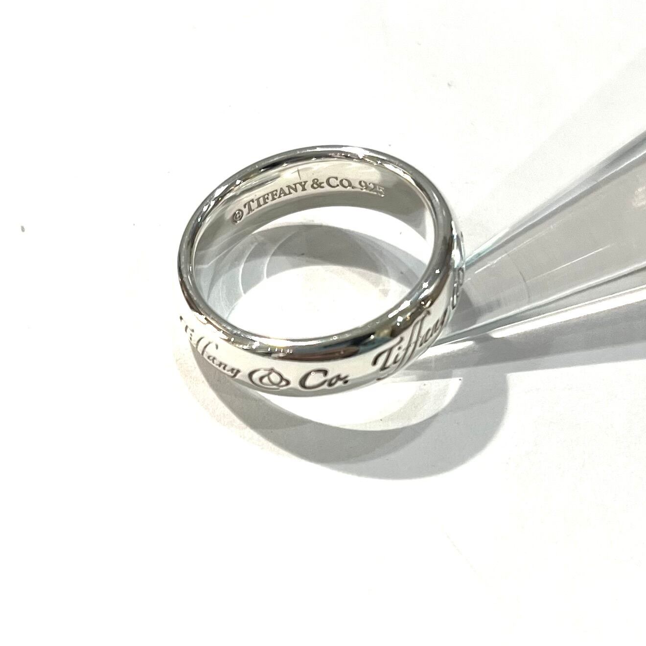 希少【TIFFANY&CO】2324 Notesメッセージリング 13号指輪 シルバー925