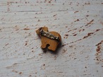 ~1990’s ALASKA souvenir Handmade wooden brooch／子ぐま