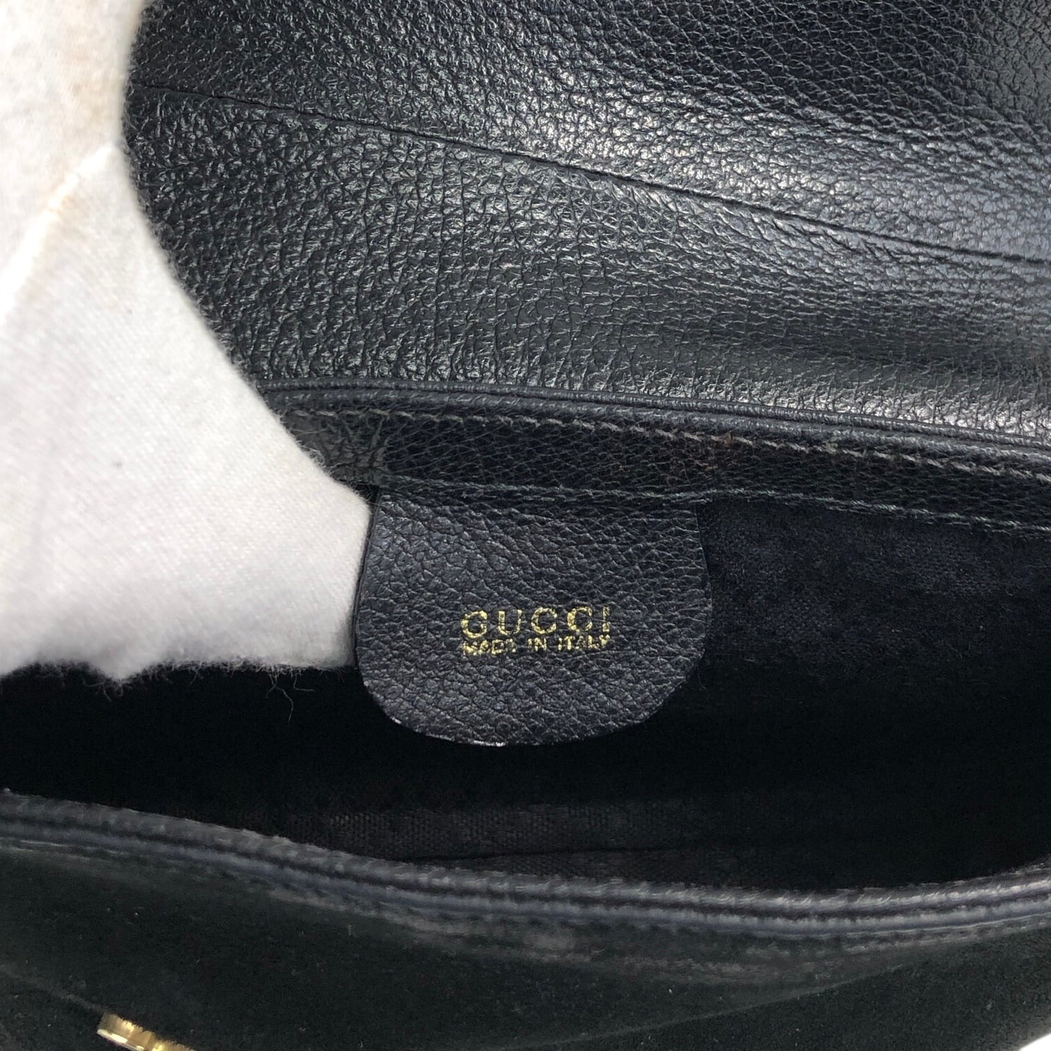 GUCCI グッチ ショルダーバッグ ブラック ホースビット サドル