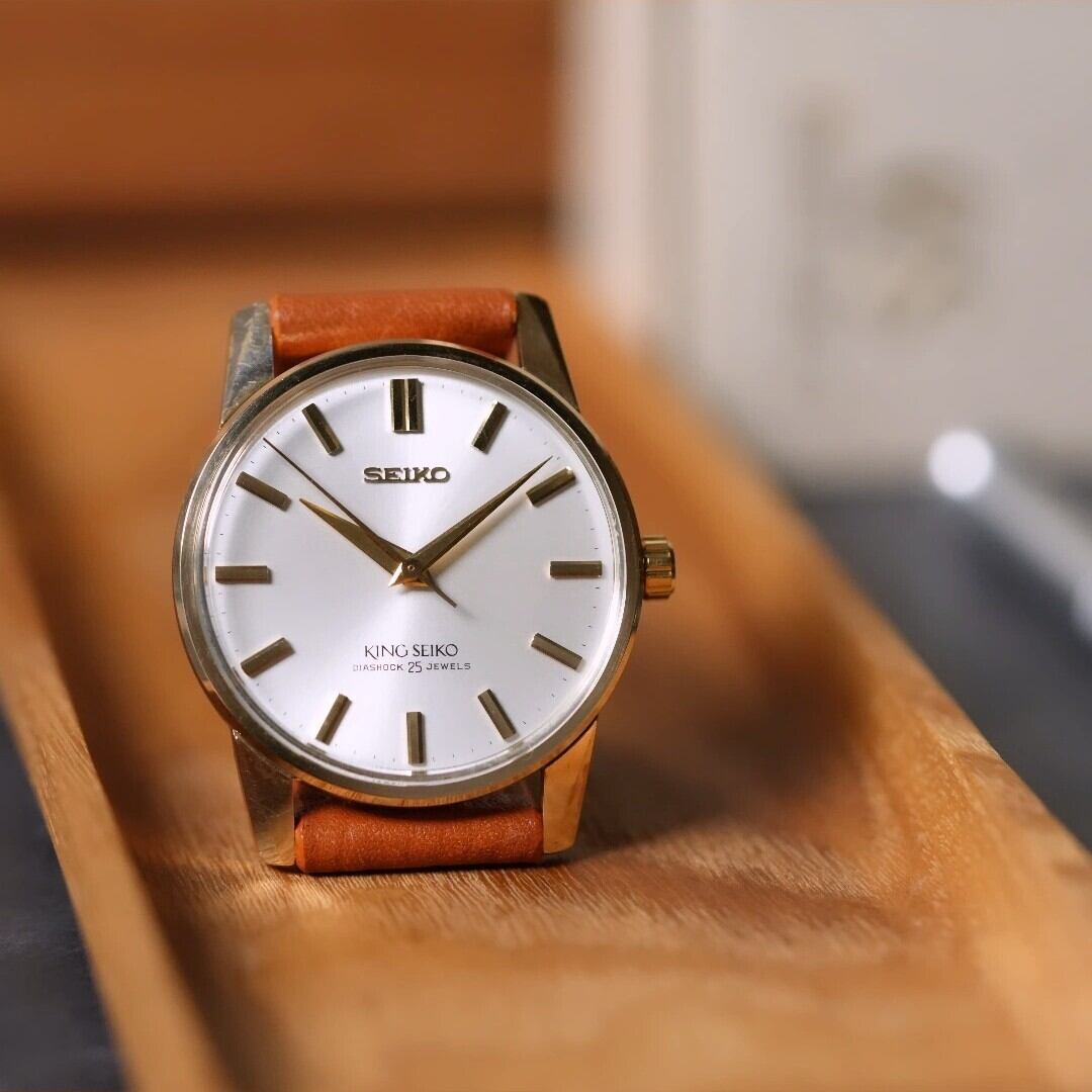 【美品】キングセイコー 希少カマ付 44-2000 良好稼働品 44KS 手巻き 1964年 アンティーク キングセイコー セカンド 44-2000 44KS 手巻 盾