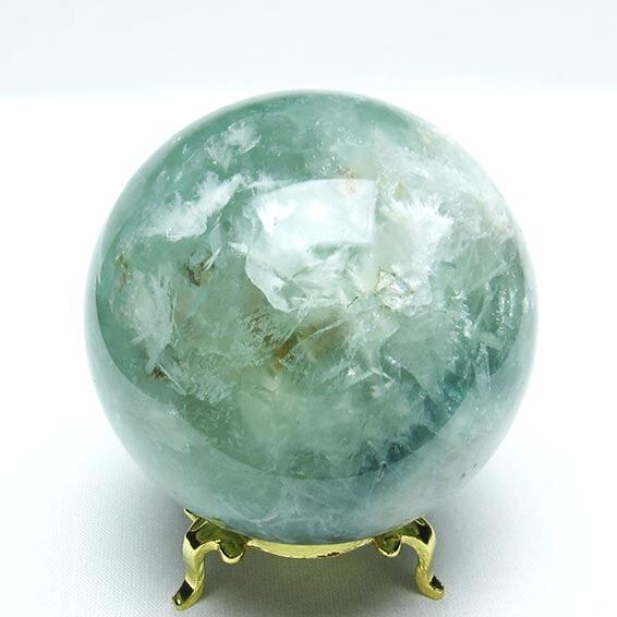 エンジェルフェザー フローライト 丸玉 69mm 一点物 151-7231