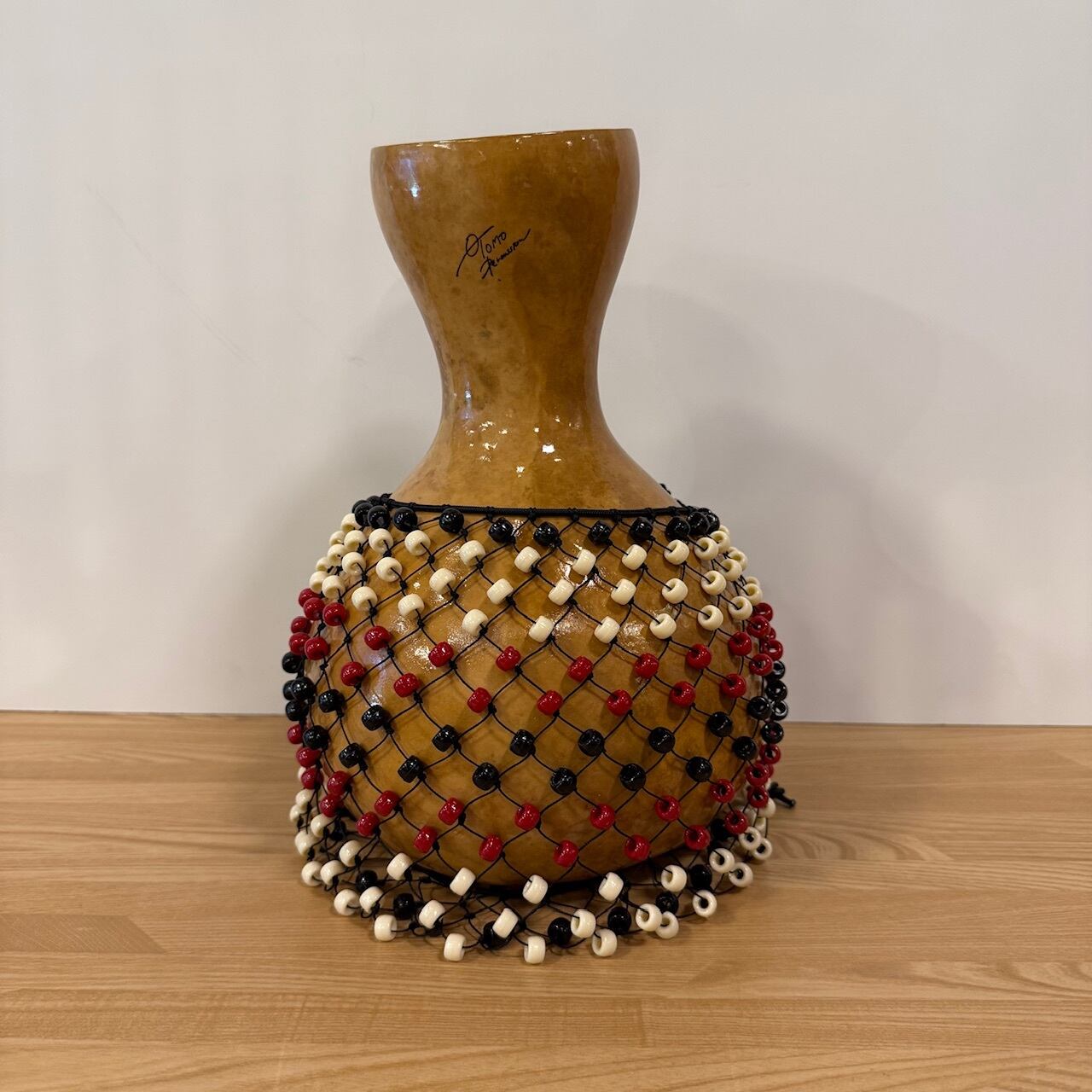 OTOMO Percussion ひょうたん製シェケレ Tribal Ember Shekere | DRUM