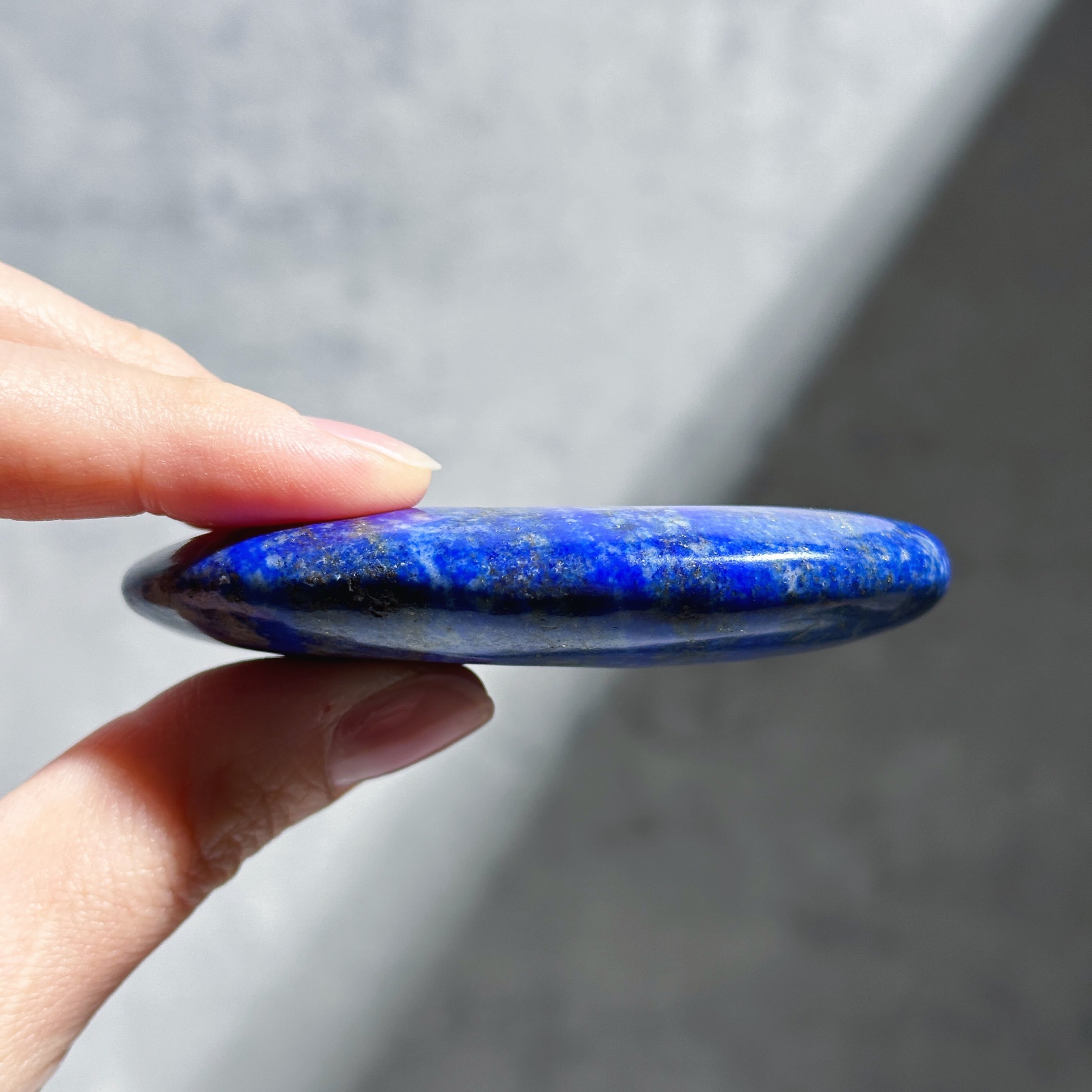 ラピスラズリ パームストーン22◇Lapis Lazuli◇天然石・鉱物