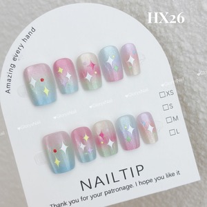 HX26 ネイルチップ サイズXS/S/M