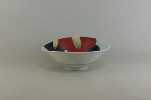 染錦椿小鉢
