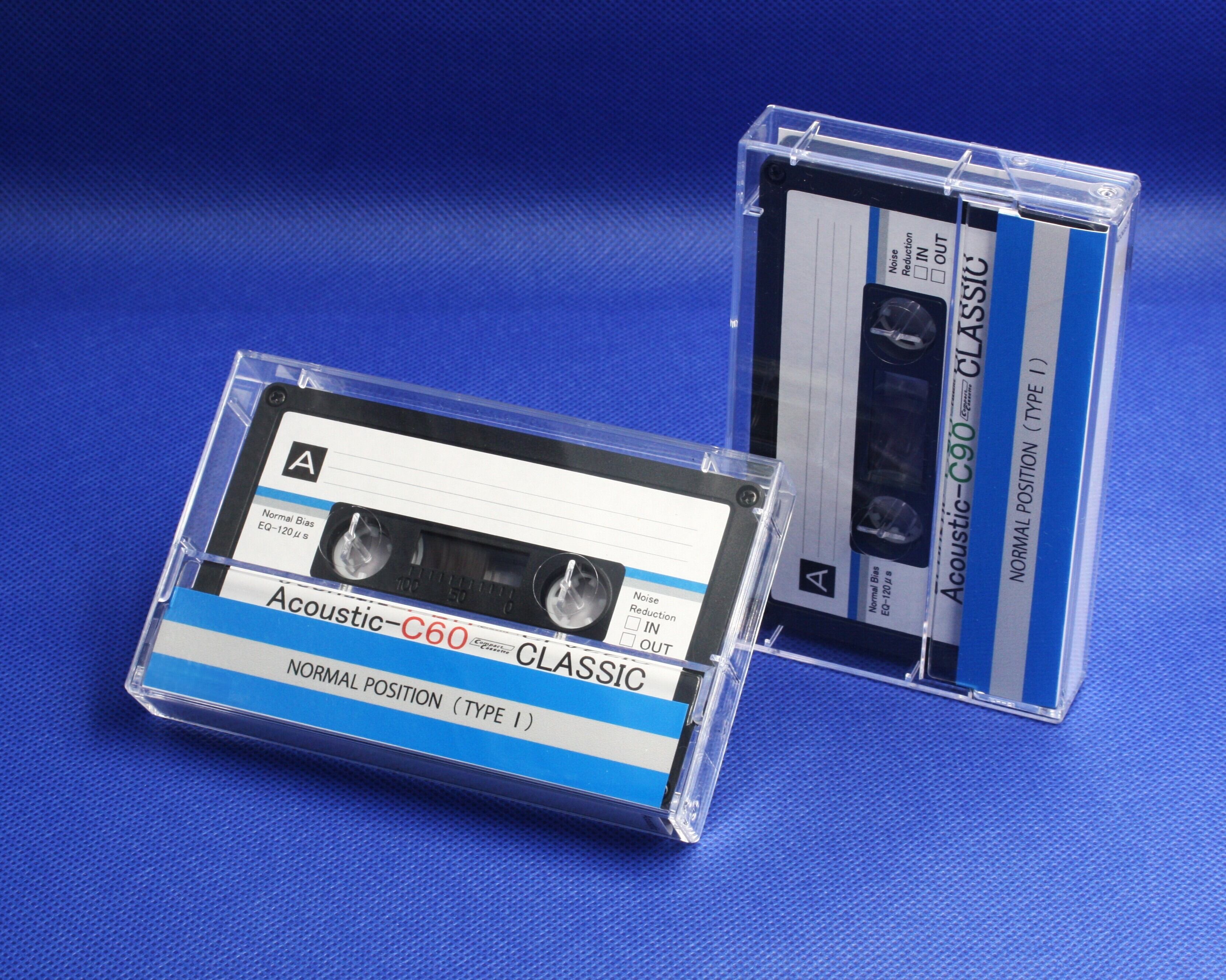 C60＜Acoustic：アコースティックⅢ＞レトロ調デザインのカセット