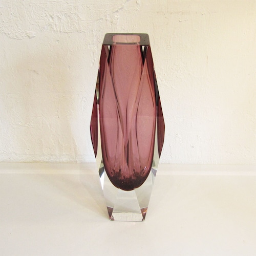 Vintage Italy Mandruzzato NURANO art glass flower vase