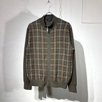 90s Burberry Nova Check Wool Knit