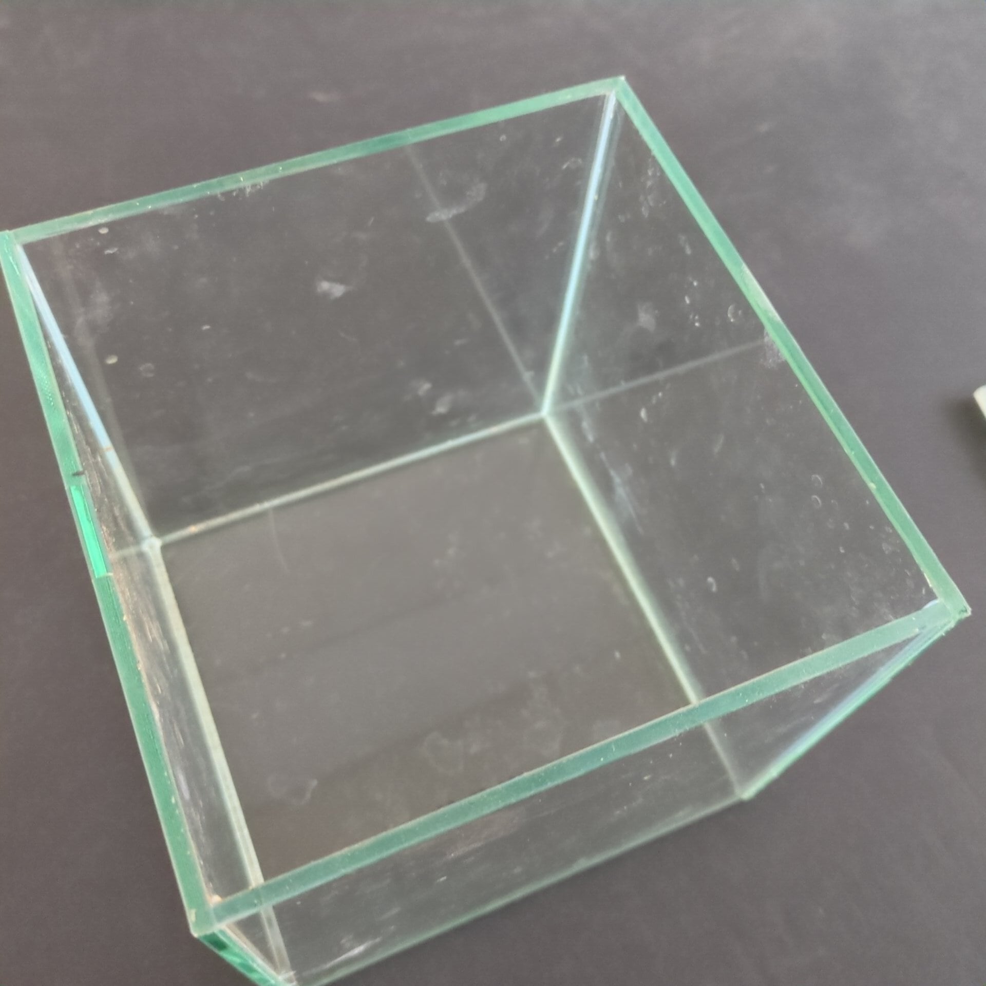 規格外品】【ガラス容器】150㎝CUBE水槽（15×15×高さ15㎝）※返品不可