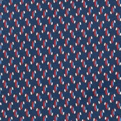 3-Fold Silk Tie, Micro Pattern, Blue and Red - JC056668-1