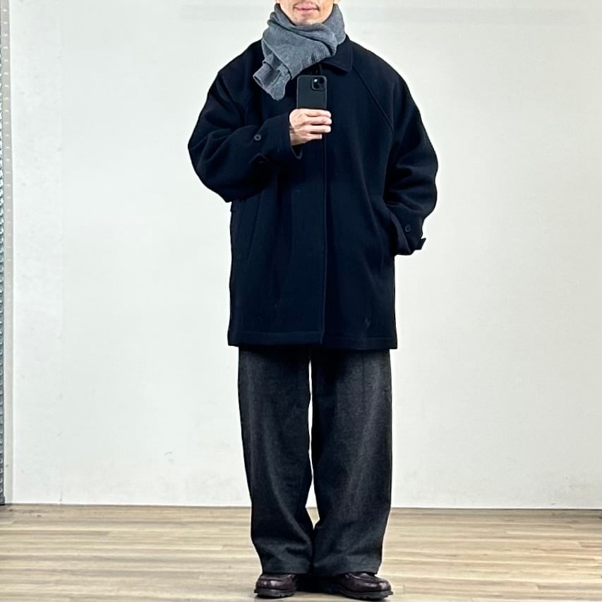 STILL BY HAND】WOOL/NYLON HALF COAT スティルバイハンド ウール