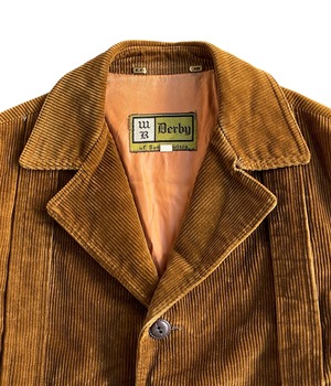 Vintage 60s corduroy jacket -Derby of San Francisco-