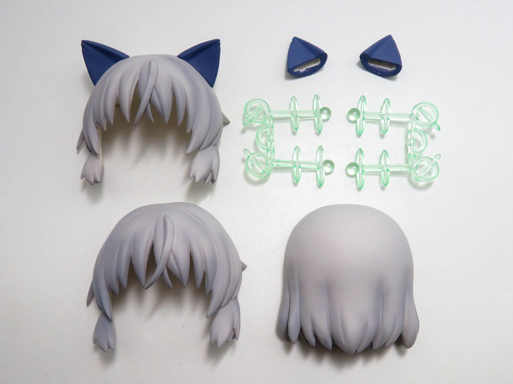 再入荷(A−ランク)【552】 サーニャ・V・リトヴャク 髪パーツ セミロングとケモ耳 ねんどろいど