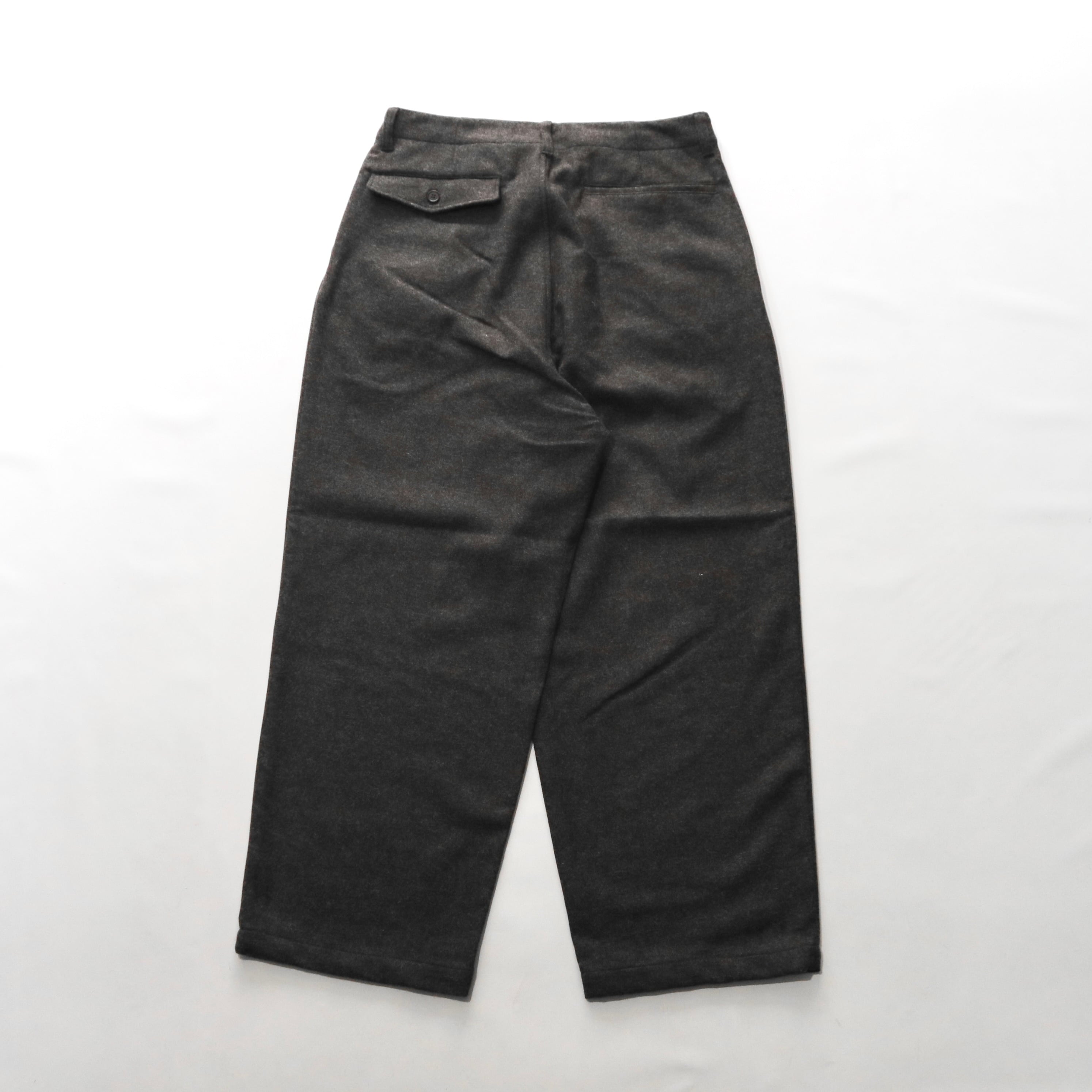 STILL BY HAND スティルバイハンド】WOOL NYLON WIDE PANTS ウール
