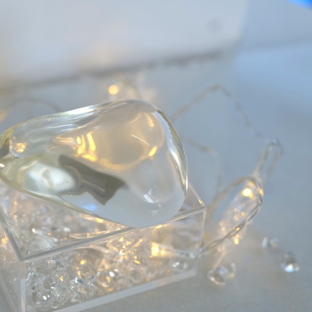 【太陽意識とレムリア叡智を統合する覚醒の水晶】レムリアンシードクリスタル（シトリン）タンブル G1_4