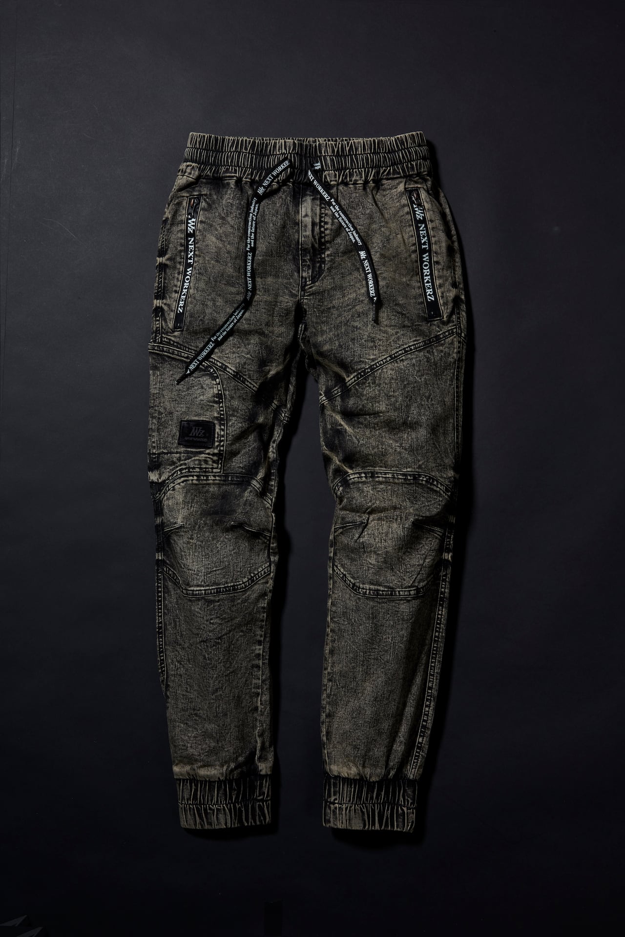 【KHAKI】 NWZデニムジョガーパンツ