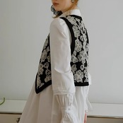 Flower Embroidery Vest F0276