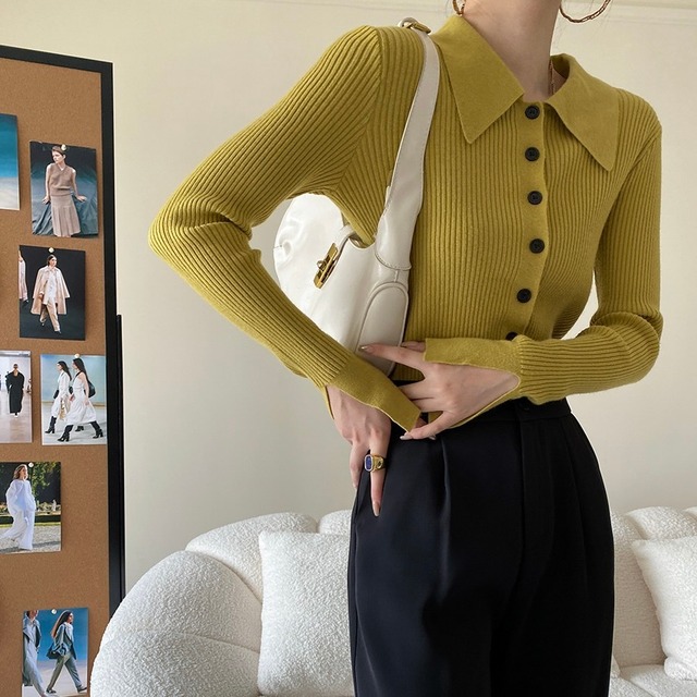 トップス ニットソー 袖あり
 長袖 襟付き タイト
 細身 かわいい
 大人可愛い
 きれいめ
 シンプル
 大人
 上品
 おしゃれ
 お洒落
 大人可愛い
 大人女子
 こなれ感 無地 春
 秋
 冬 10代
 20代
 30代
 40代
 50代
 レディース
 女性用 オフィス
 OL
 通勤
 学生
 通学
 お出かけ
 休日 着回し
 普段使い
 ファッション
 コーデ
 送料無料
 インスタ映え サイズ
 フリーサイズ ブラック
 パープル
 オフホワイト
 イエロー
 ピンク