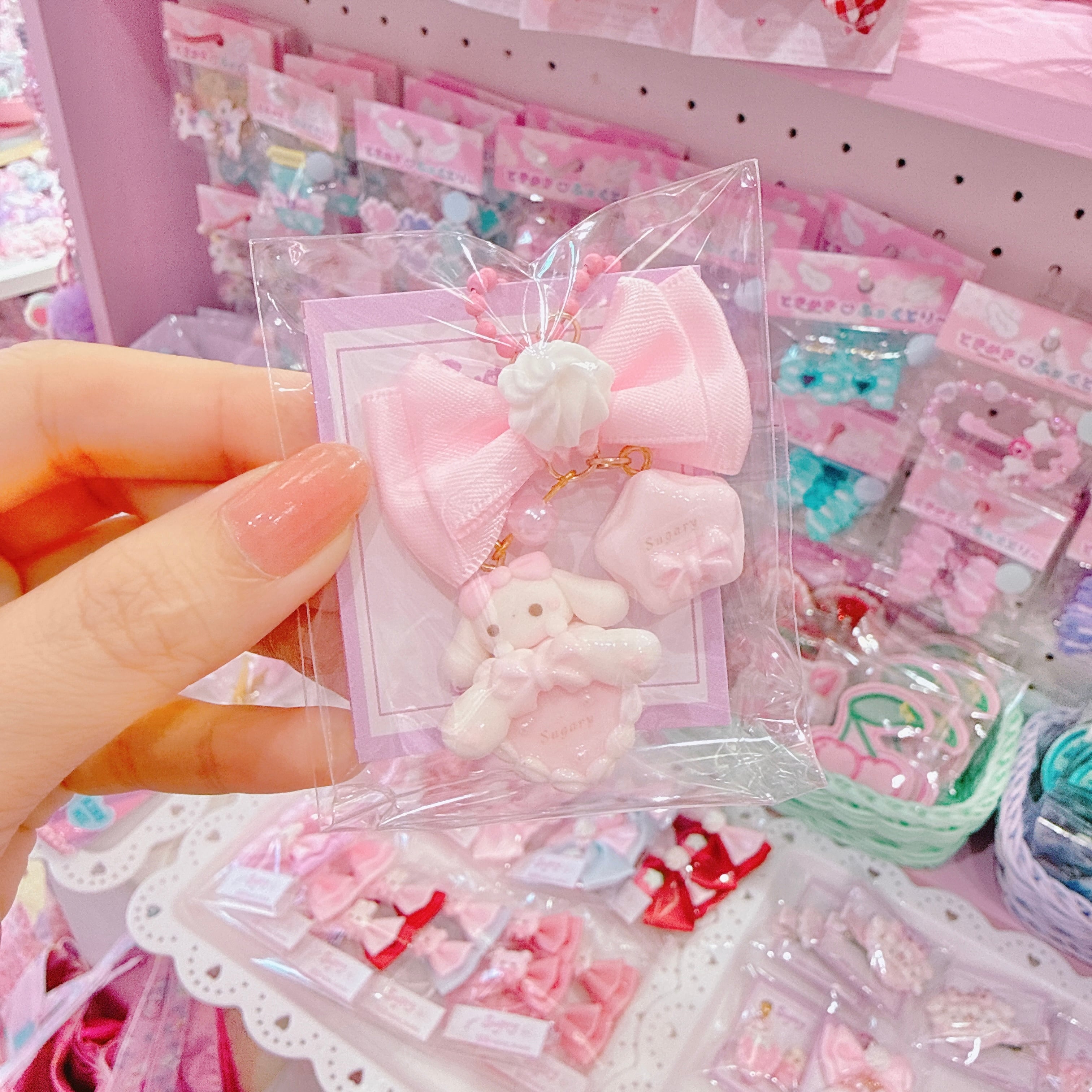 【C9】25-18うさケーキボールチェーン