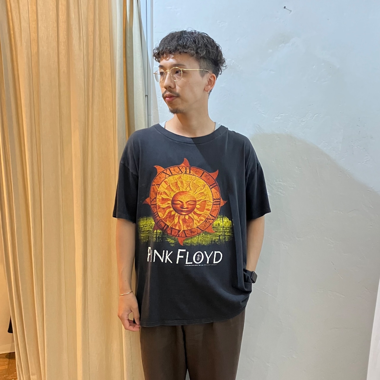 USA製 90s PINK FLOYD NORTH AMERICAN TOUR Print T-Shirt Size:L 