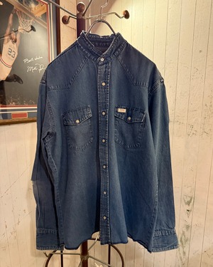 【CHARCOAL UNISEX】BODOCOS REMAKE DENIM SHIRT