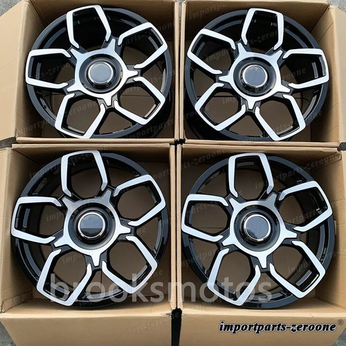 24インチ新品鍛造ホイールロールロイスカリナン 24x10 ブラック LI-1957