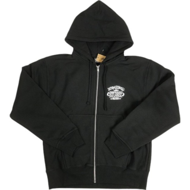Size【S】 STUSSY ステューシー 24AW WORLDWIDE ZIP HOODIE BLACK 