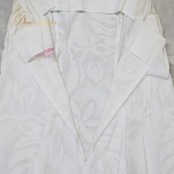 フラダンス 衣装 CC Fashions CCファッション ワンピース ドレス ホワイト系 ワンカラー キャミソールドレス ティアレ柄 きれい 上品 かわいい 華やか 鮮やか 明るい 白 ハワイアン アロハ ハワイアンプリント フラ ダンス レッスン 練習
