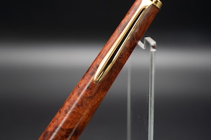 【朱色の銘木】 本花梨瘤杢 特上gold MP