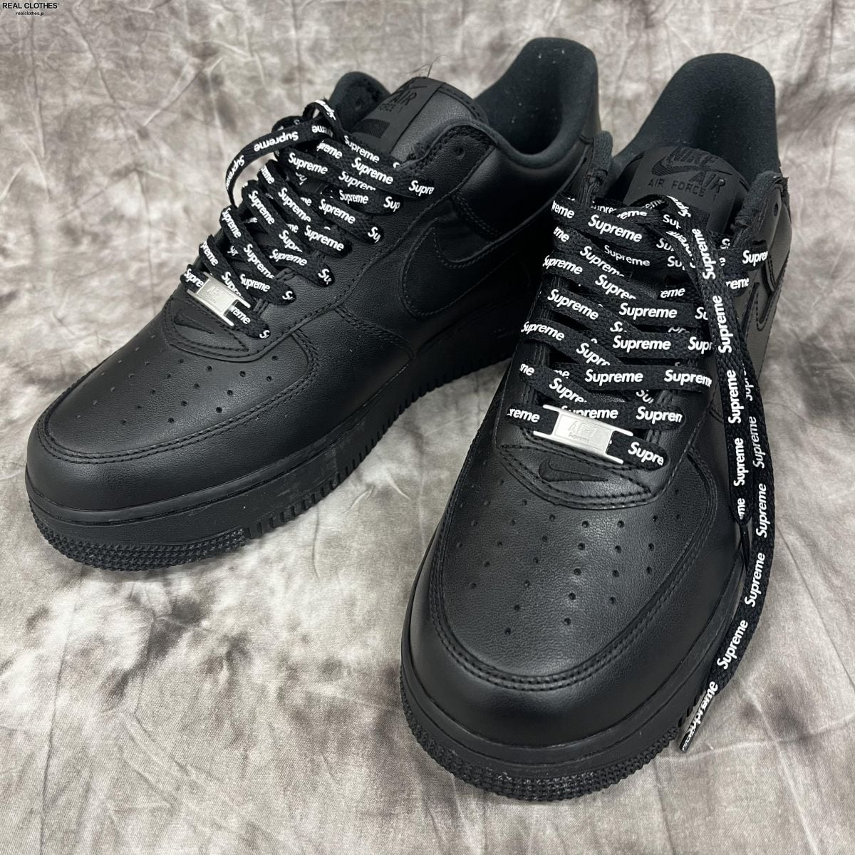 27cm supreme nike air force 1 エアフォース1 黒