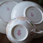 Minton Pink Oriental|英国ミントン c.1873?1912 金彩と花文様の華やかなトリオ thumbnail 17