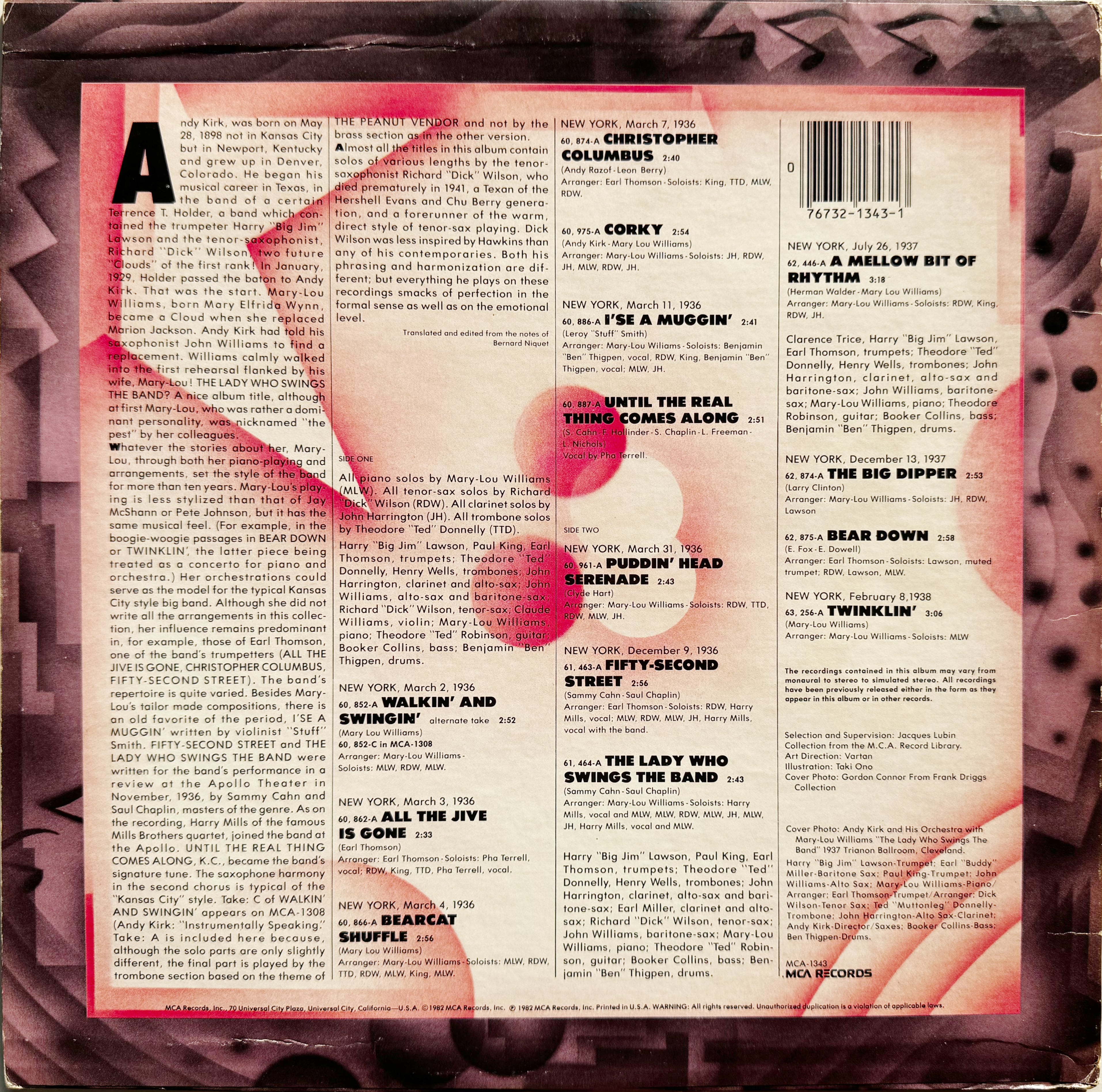 The Lady Who Swings The Band (1936-1938) / Andy Kirk And His