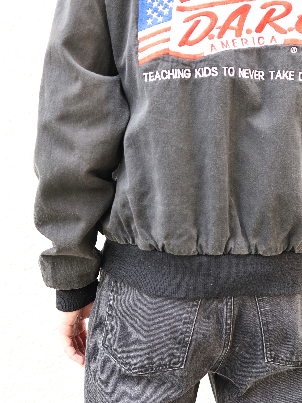 back design bomber jacket