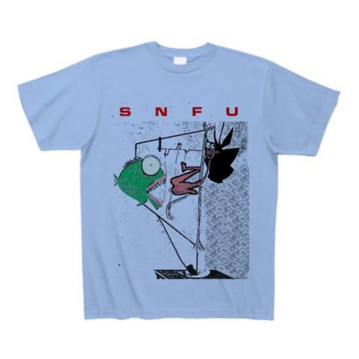 BiUK バンド Tシャツ 古着 90s 黒 S.N.F.U snfu 孤児