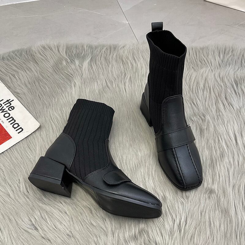 ブーツショートサマースタイルソックス 薄手 靴 シューズ 夏物 タイツ ストッキング スクウェア 部族の婦人靴32965977339