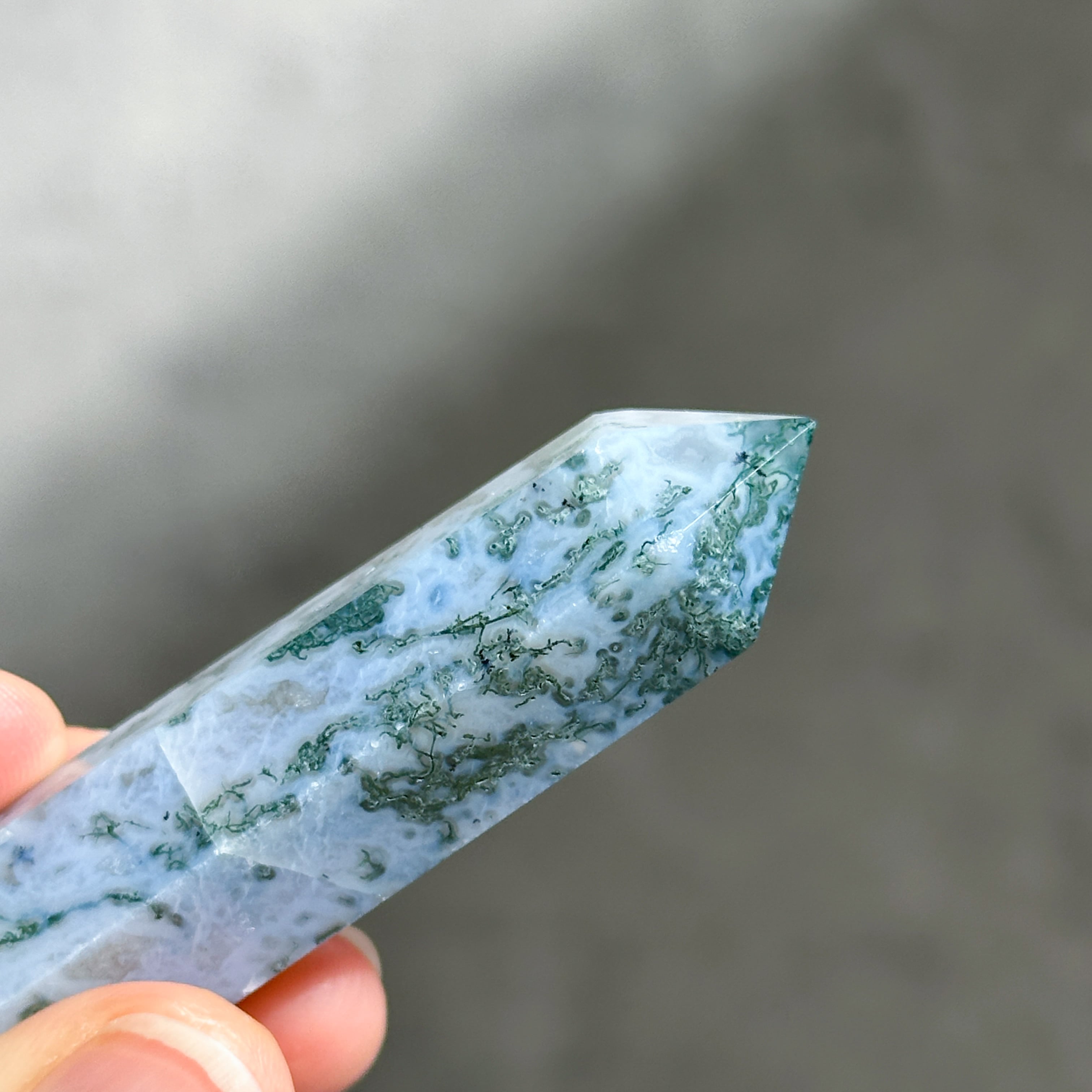 モスアゲート タワー11◇ Moss Agate ◇天然石・鉱物・パワーストーン