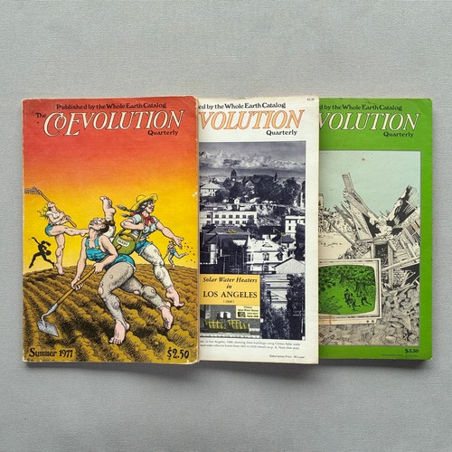 The CoEvolution Quarterly (Published by the Whole Earth Catalog) / 3冊, 1977年発行号（No.14-No.16）