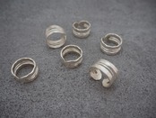 Karen silver , layer design ring