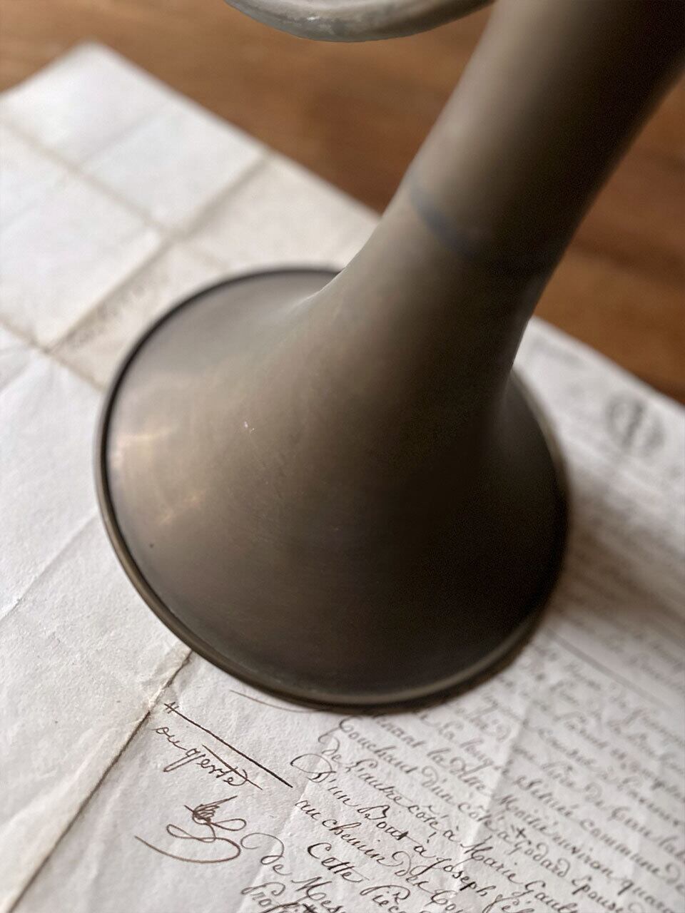 狩猟用ホルン ハンティングホーン 大 | Brocante de La Cocotte