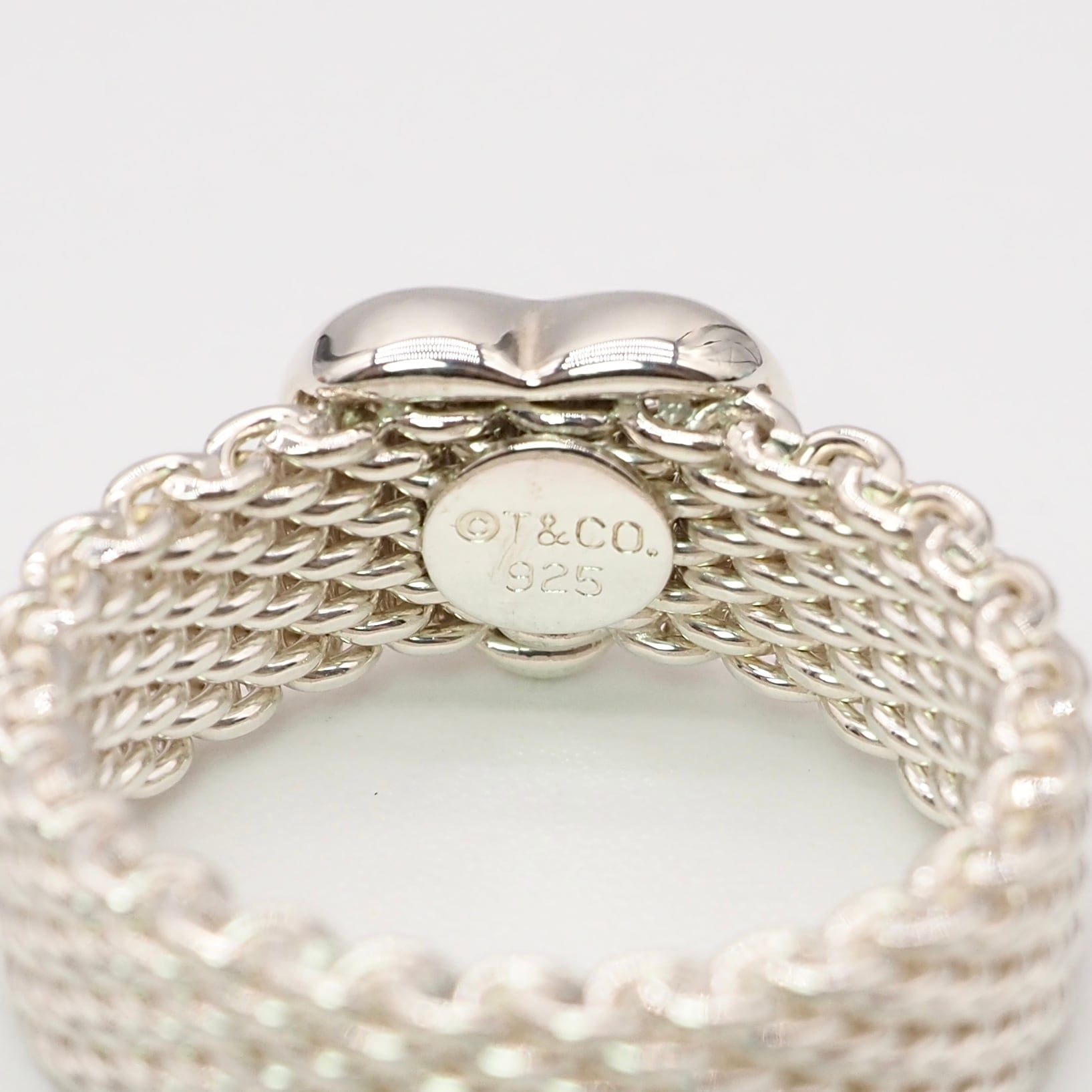 Tiffany&Co. 11号 サマセットハート リング シルバー925 ティファニー