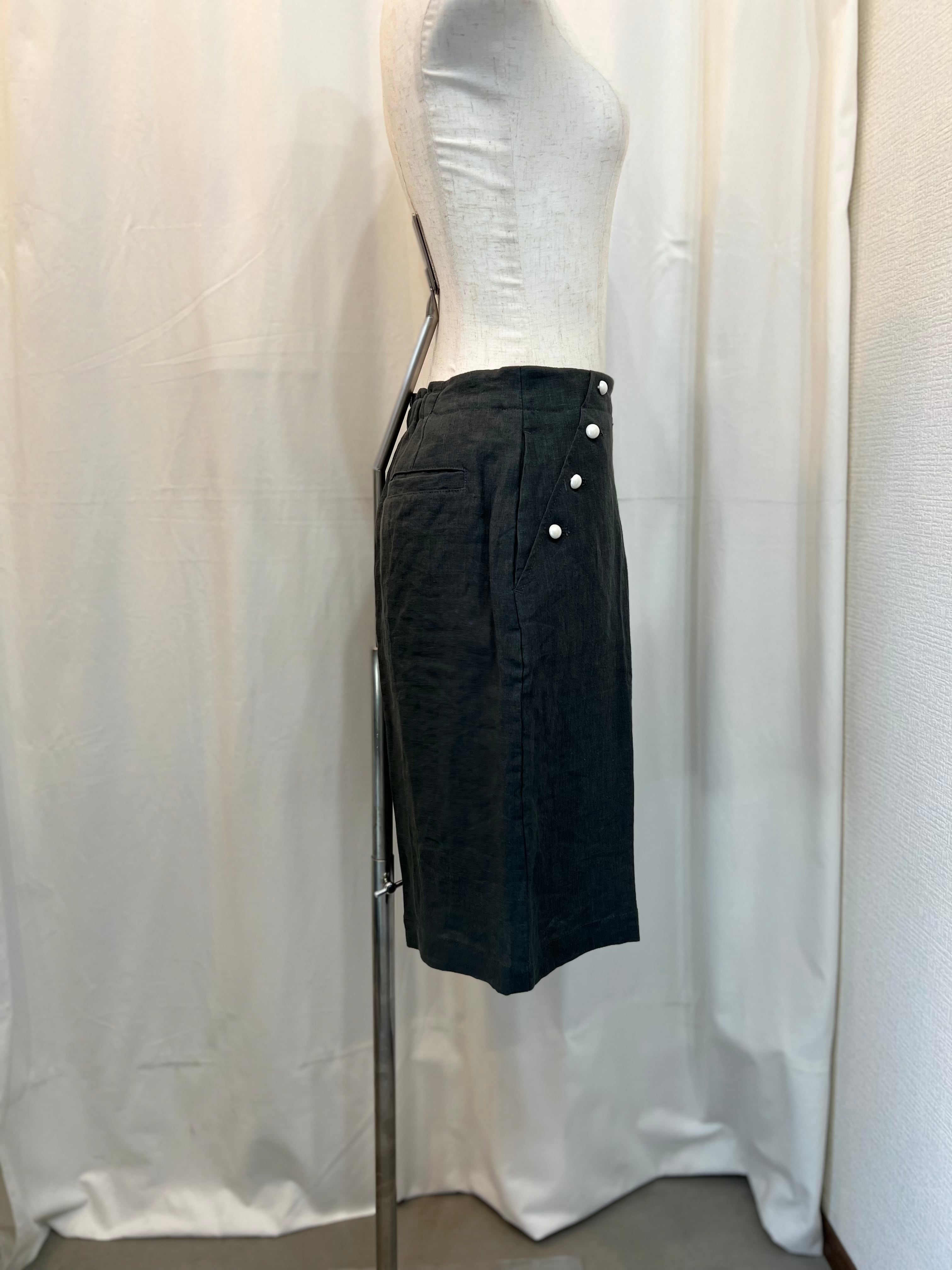 【select】パールボタンマリンショートパンツ