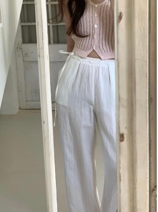 (予約) riette / Mule slacks 2color