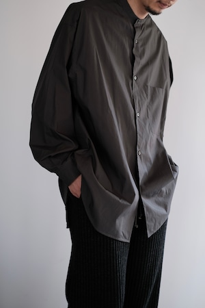 Graphpaper / Broad L/S Oversized Band Collar Shirt