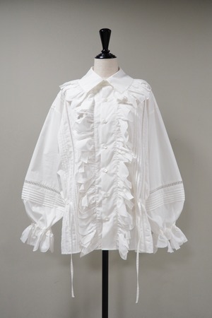 【JUN MIKAMI】ラッフルSH -white-