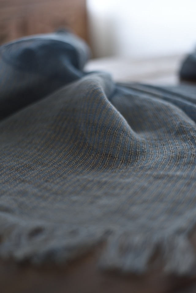 KoriolisTextiles しじら織ショール