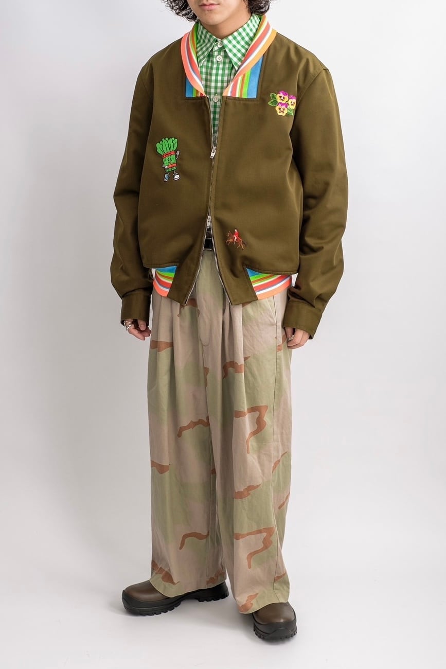 ジャケット・アウター wataru WATARU TOMINAGA】Zip up embroidery jacket | puzzle